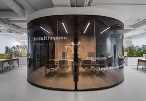 Компания  NAYADA выиграла тендер на установку  перегородок в современном офисе компании Биосфера., Киев