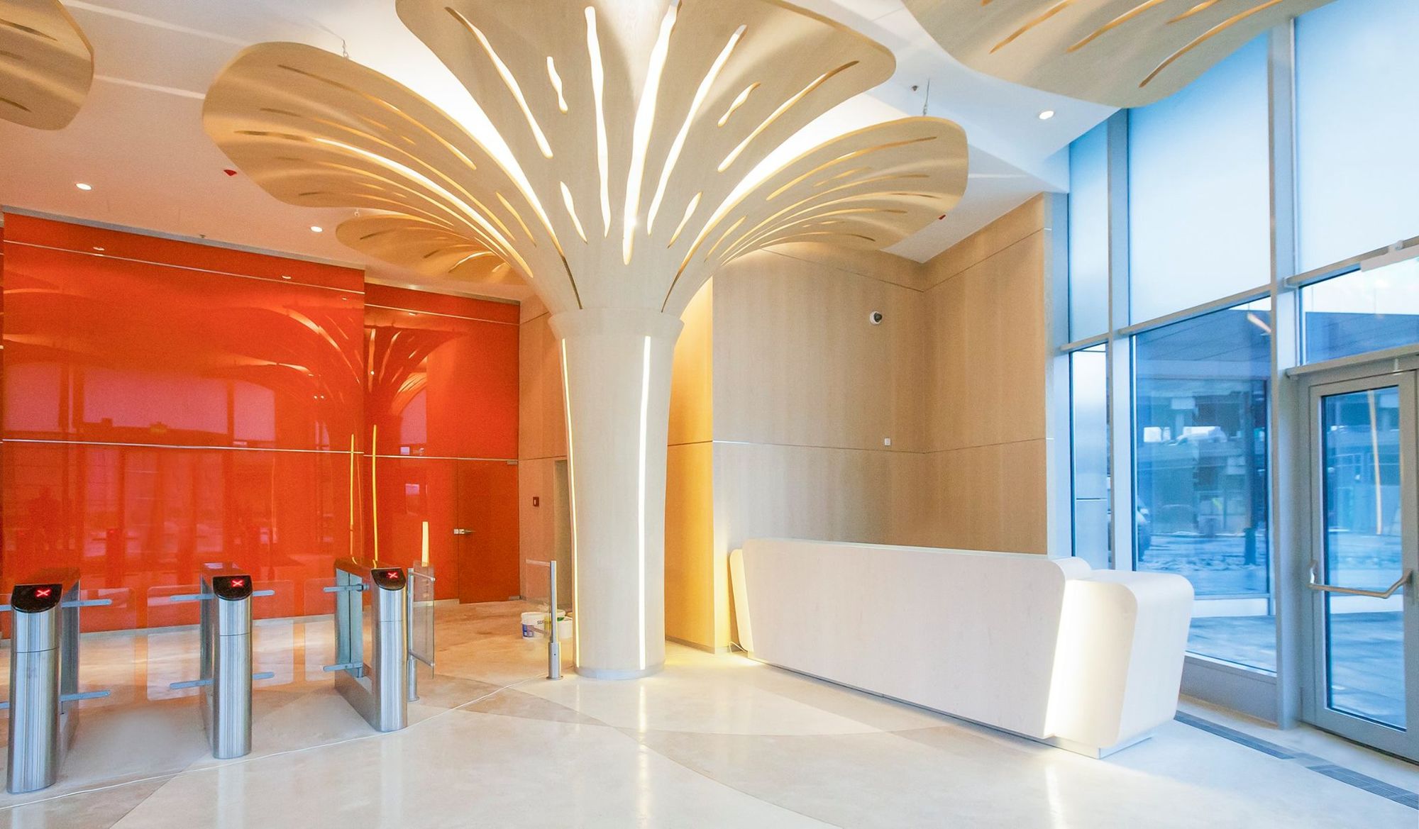 Фото Облицовка стеклом