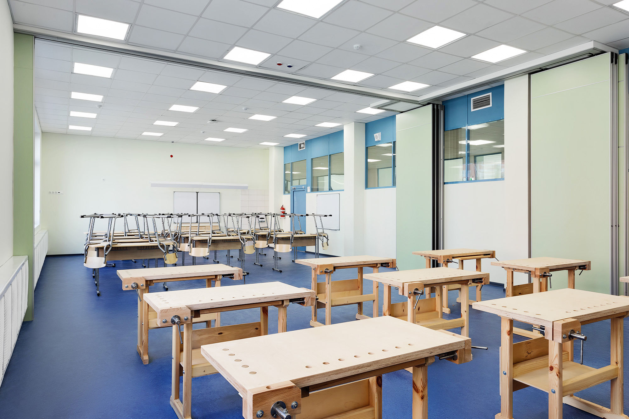 Фото Глухие раздвижные перегородки NAYADA Hufcor