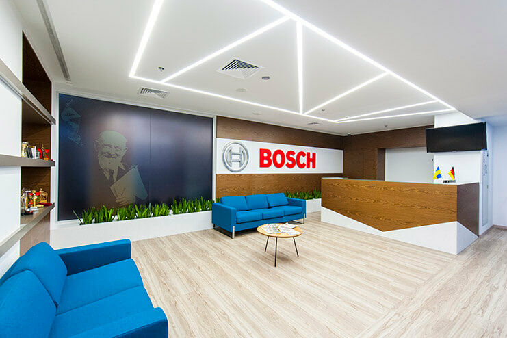 Фото Стильный офис компании мирового уровня –Robert Bosch.