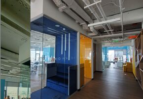 Компания NAYADA выполнила проект по установке стеклянных перегородок в столичном БЦ Гулливер для ИТ компании «Битрикс 24»., Киев